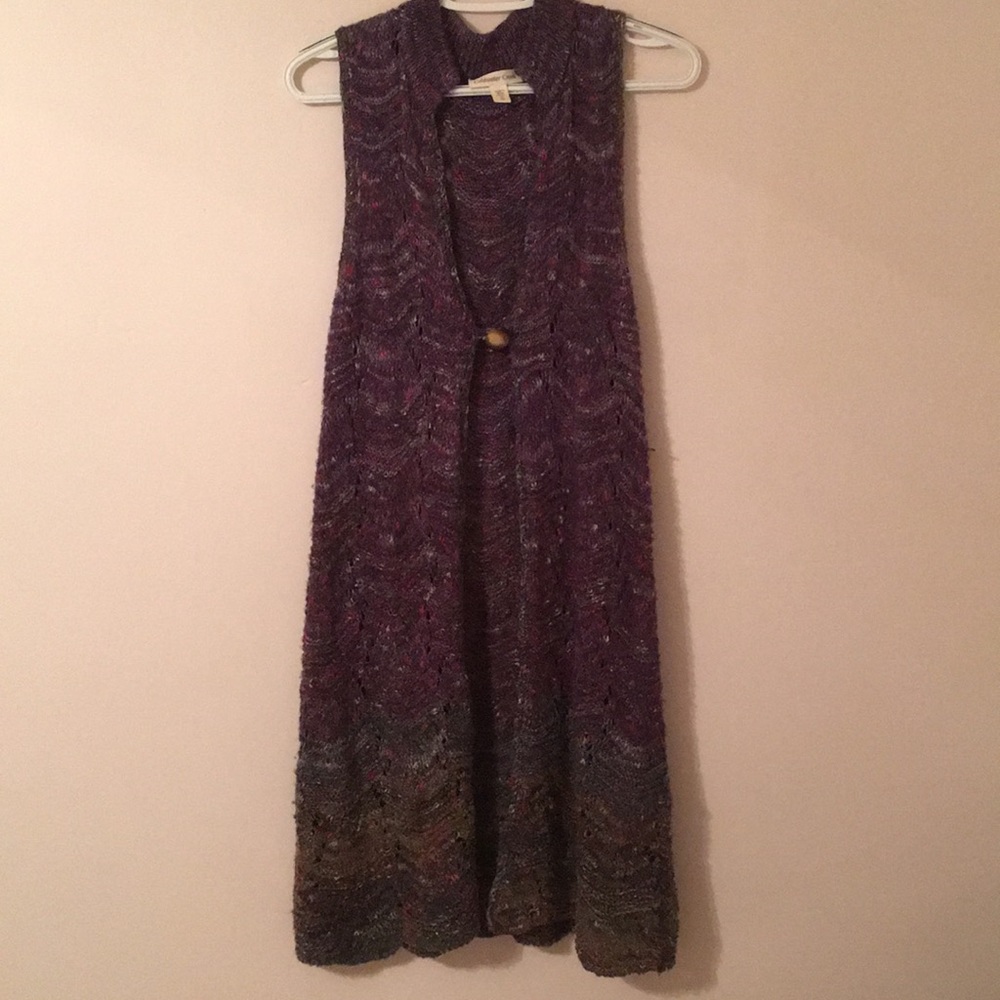 Woman's Vintage Boho long vest